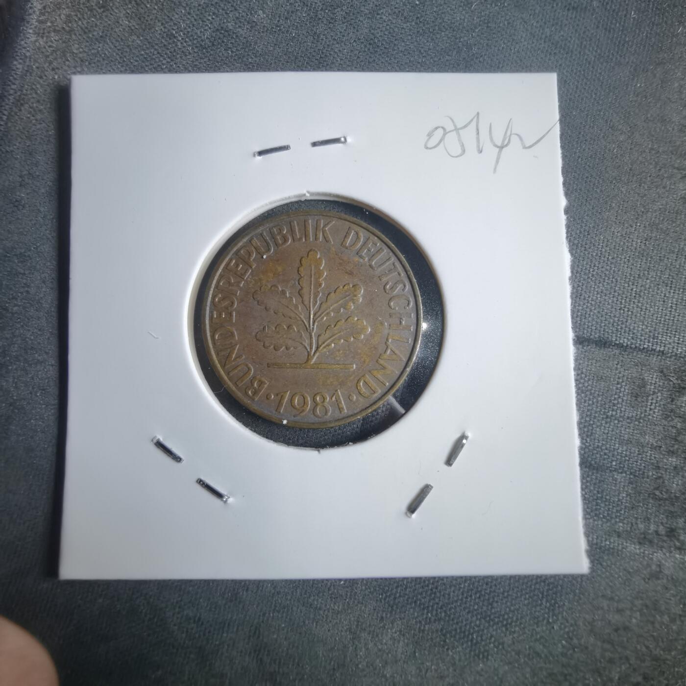 沼泽如烟--第905场 德国1981年10芬尼