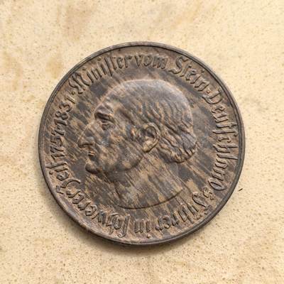 道一币馆币章第一百五十五场 - 德国1921年威斯特法伦10马克大马币