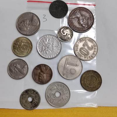 PCAI钱币17-605 外国硬币小专场 - 外国硬币一组  3