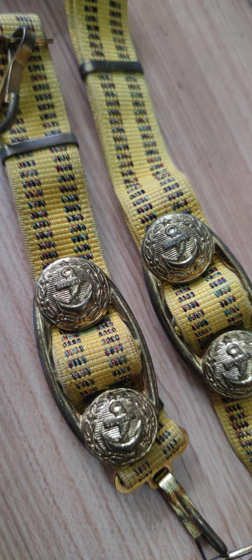 红色经典收藏拍卖专场第31期 苏联海军礼服腰带 剑挂 