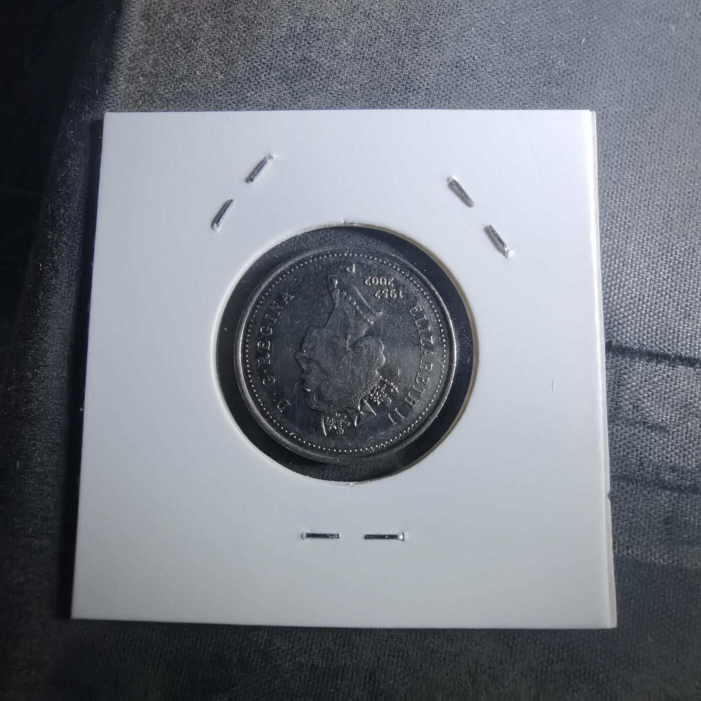 沼泽如烟--第905场 加拿大2002年5分纪念币