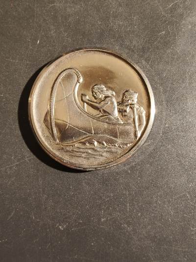 老王徽章第163期 13-15日三场连拍 16日统一发货  13、14日结束后可寄存 - 加拿大西北地区成立百年纪念章    直径38mm.   重量22.7g