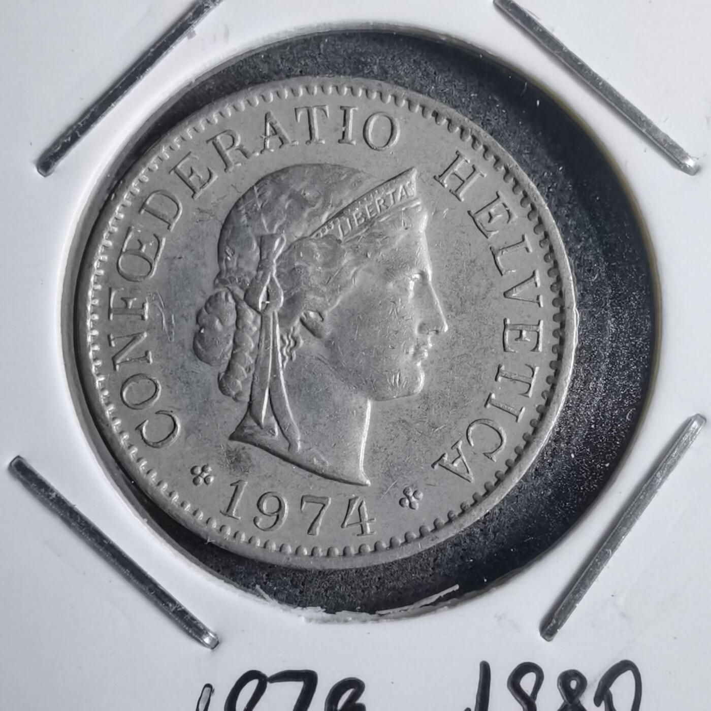 沼泽如烟--第905场 瑞士1974年五分