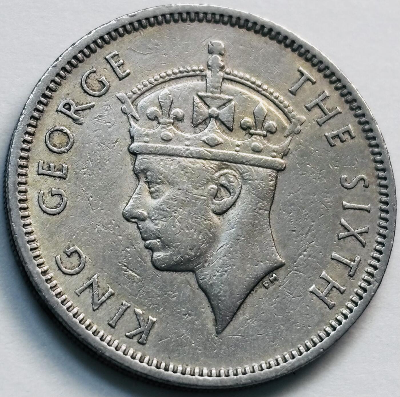 文馨钱币收藏第 281 场，【 长期接收代拍品】银元，银币，套币，纸币专场（本场截拍后休息三天，19 号发货） 1951 年英属香港五毫，乔治六世时期独年份