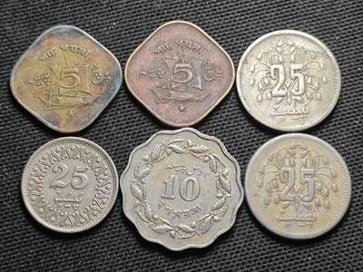 KK钱币收藏小铺  第370场  2月预留时间 周末发货 -  巴基斯坦一组6枚