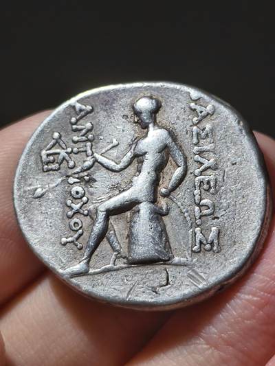 典藏精品-超高浮雕！希腊化-叙利亚 安条克三世大帝4德拉克马大银币  叙利亚未知造币厂 安条克三世征讨四方塞琉古最大疆域称大帝 从费尔干纳盆地到希腊本土 版图之大旷古绝今 国外非常昂贵的品种