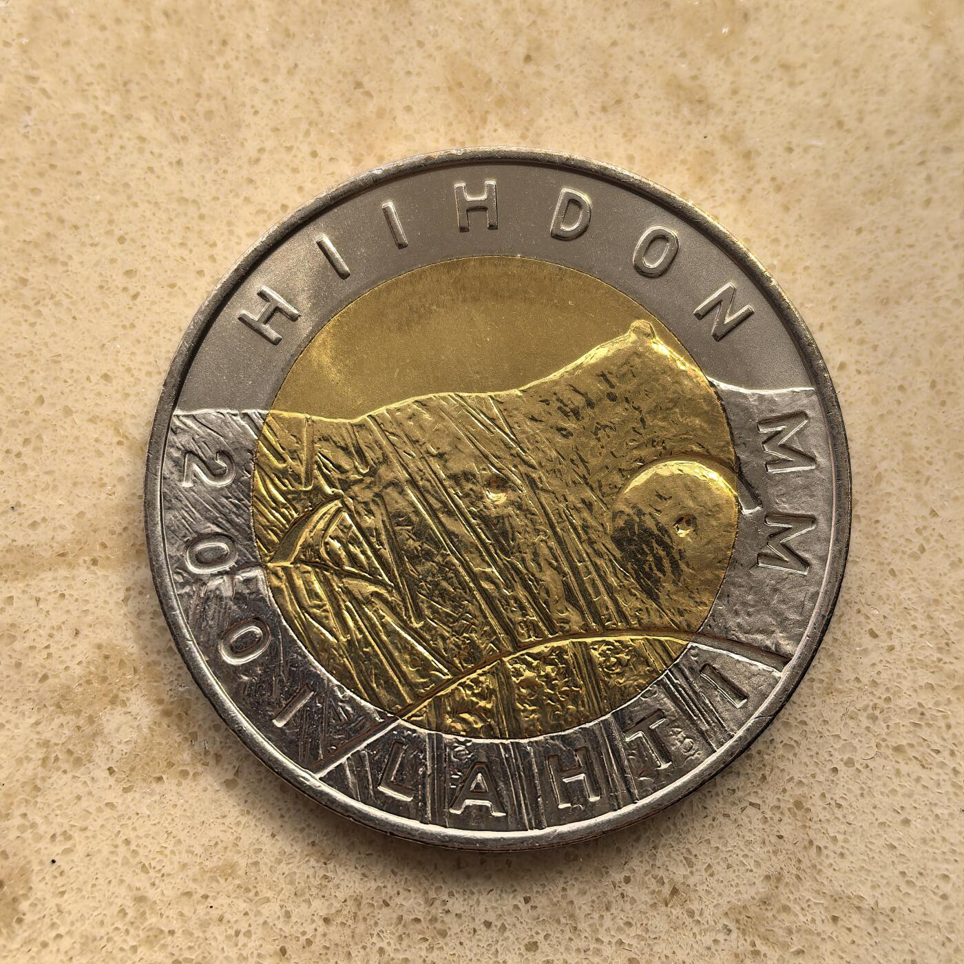 道一币馆币章第一百五十五场 芬兰2001年首届北欧滑雪锦标赛25马克纪念币