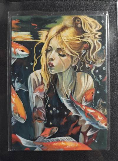 天玑星卡拍第138期《11.17周一截拍》持续收拍收评中 满赠卡需备注 - 【手绘卡】休轶 手绘卡