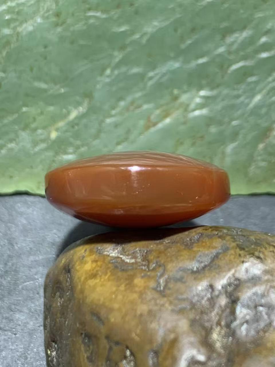 精美冻料北漂战国红玛瑙吊坠一个！