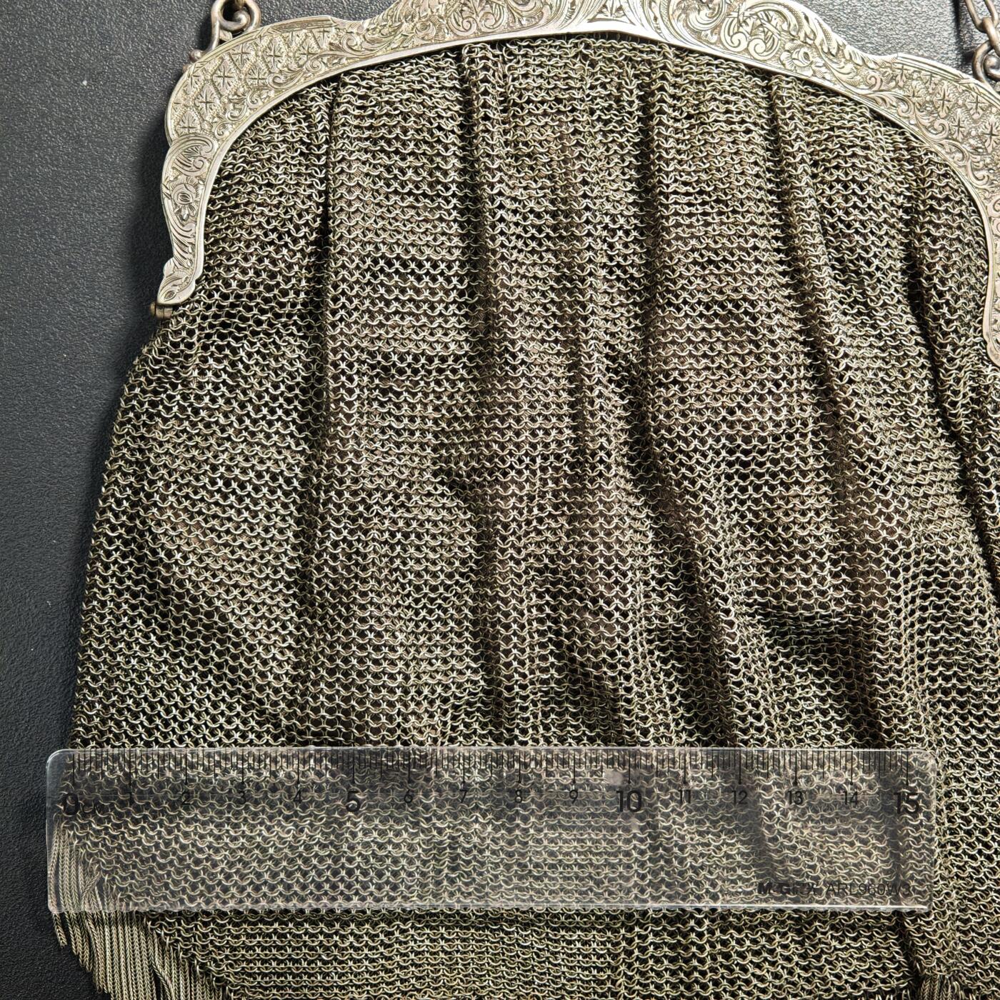 【德藏】世界币章拍卖第153期（拍品征集中~欢迎藏友联系） 欧洲老银钱袋 手工刻花 工艺精湛 重约：350g