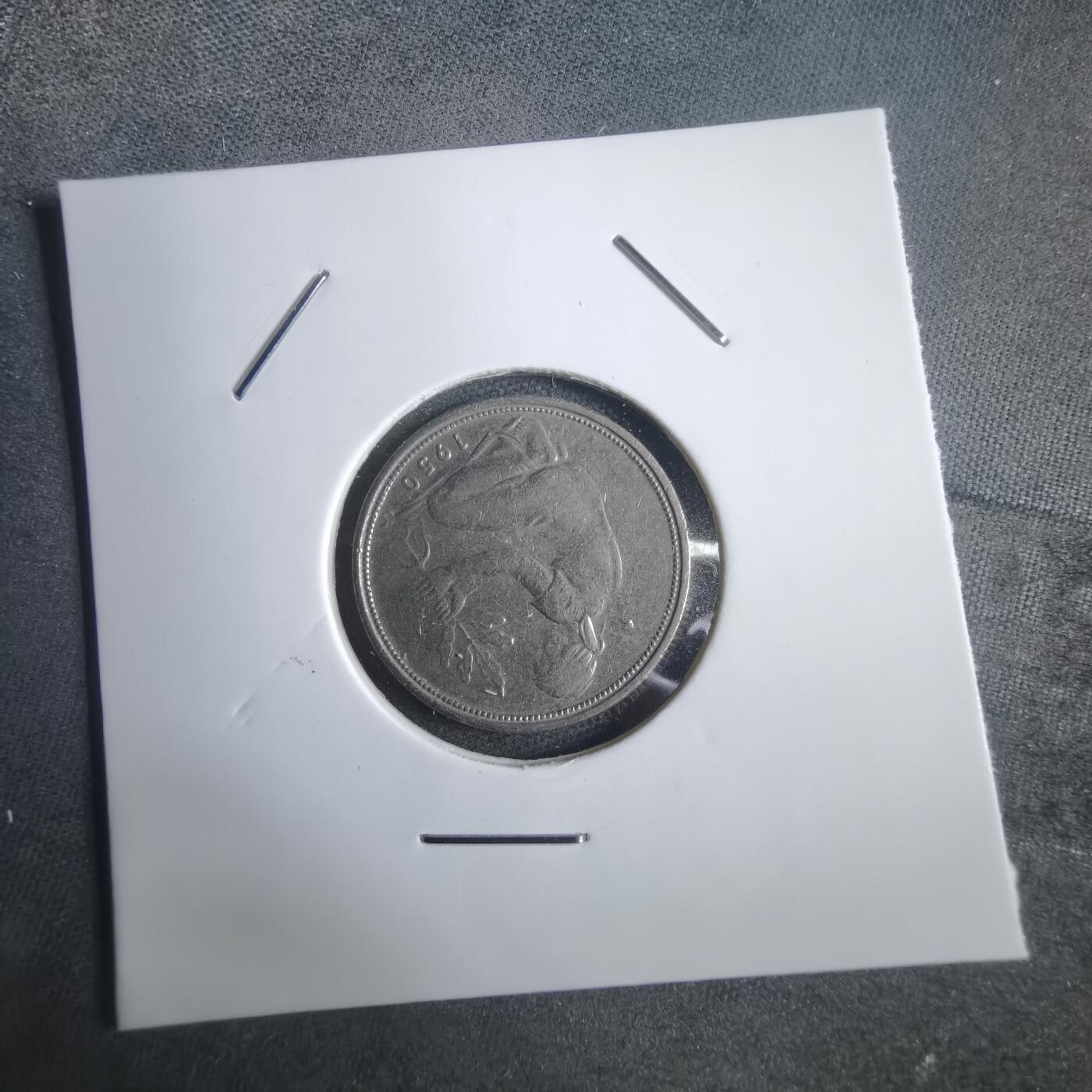 沼泽如烟--第905场 德国1950年50芬尼