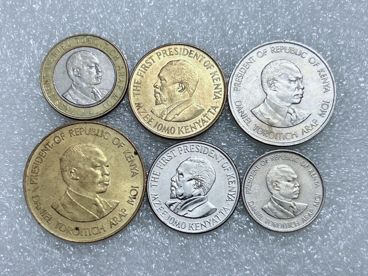 第一海外回流一元起拍收藏 散集专场  第266期 肯尼亚硬币 6枚 原光好品