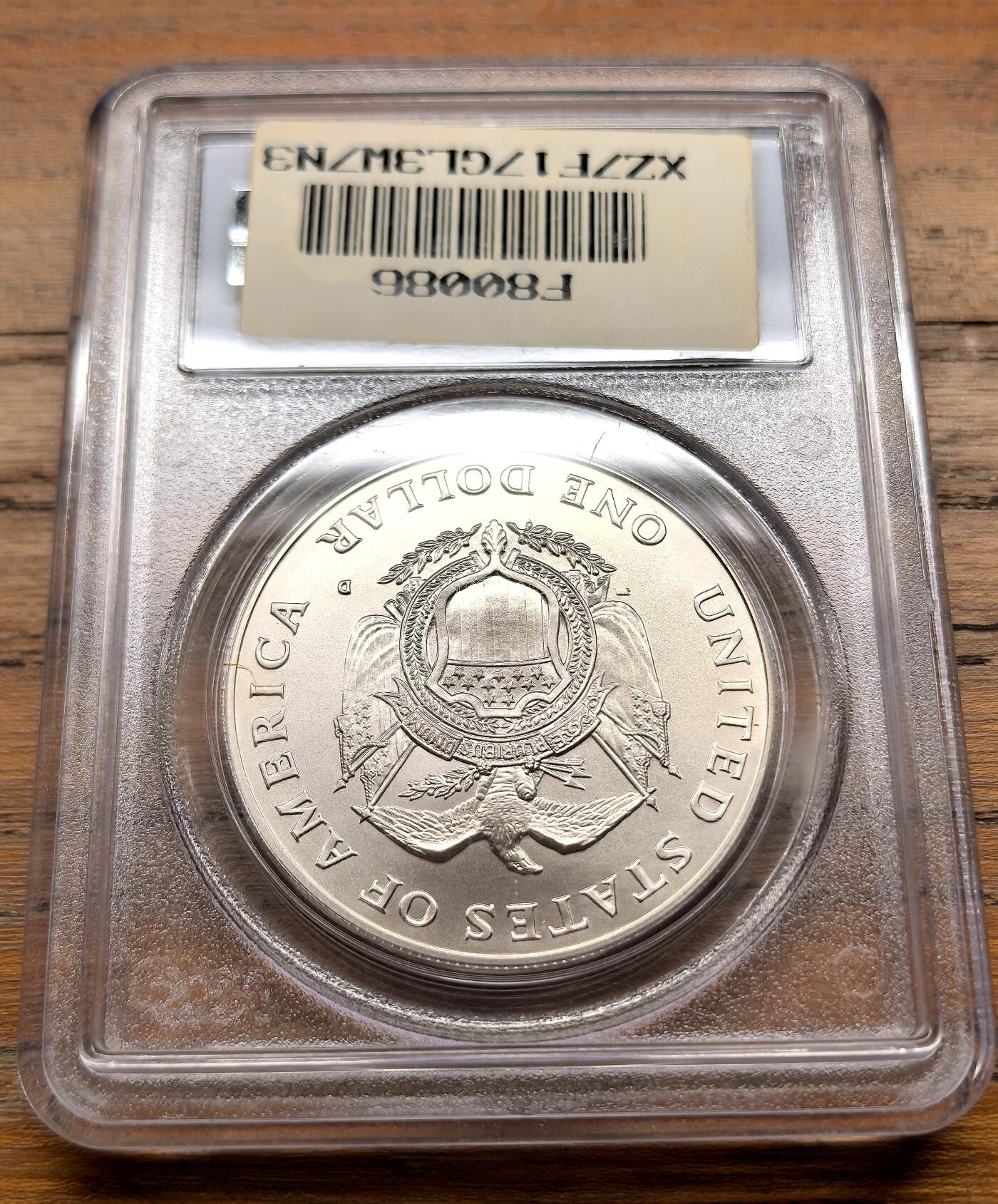 泉海漫舟·凡希社世界钱币微拍第三百十四期 1994美国白宫纪念Dollar大银PCGS-MS69