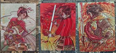 龙虎卡牌第六三场 （无佣金，周六结拍，欢迎送拍） - 粗闪3张 超吉梦 白影-花木兰 扈三娘 赵云