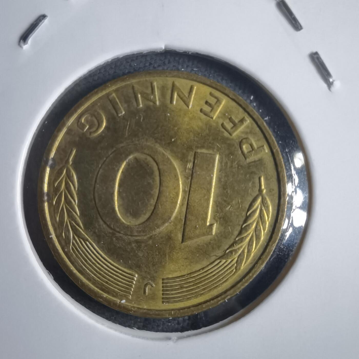 沼泽如烟--第905场 德国1994年10芬尼