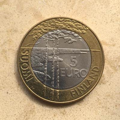 道一币馆币章第一百五十五场 - 芬兰2003年世界冰球锦标赛5欧元纪念币