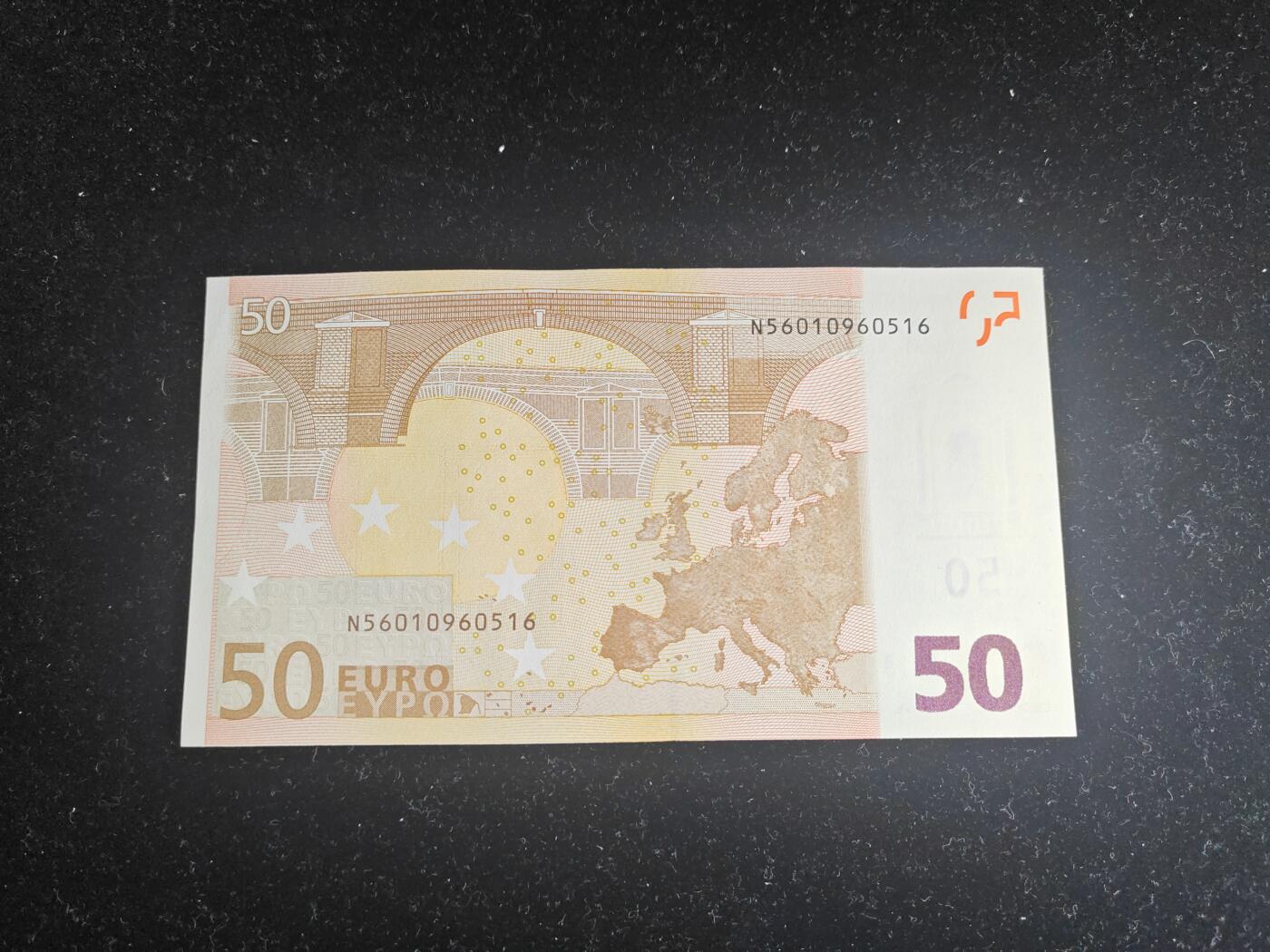 欧盟 一签 稀有N冠 奥地利版 50欧 全新UNC