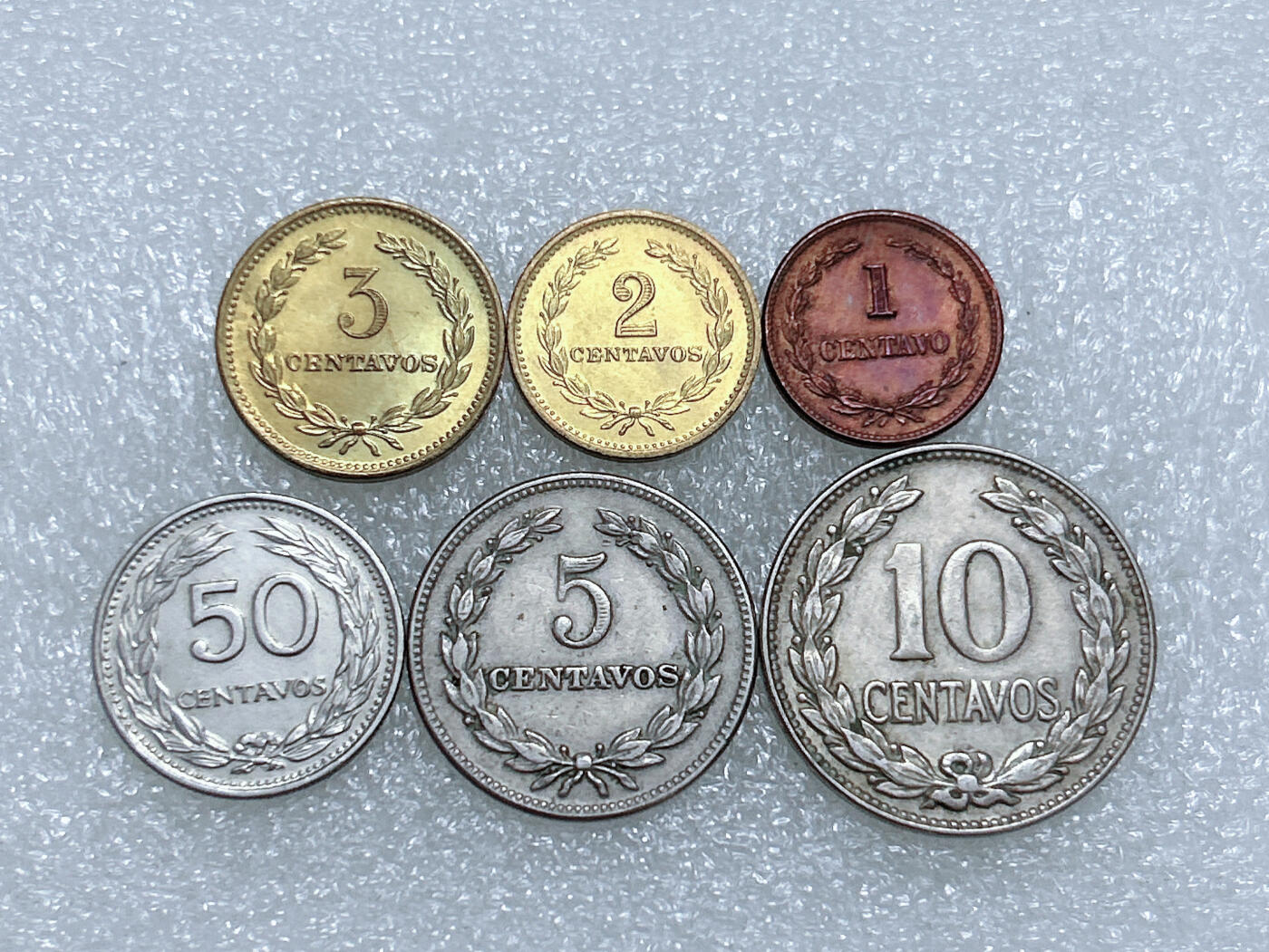 第一海外回流一元起拍收藏 散集专场  第266期 萨尔瓦多不同面值硬币 6枚