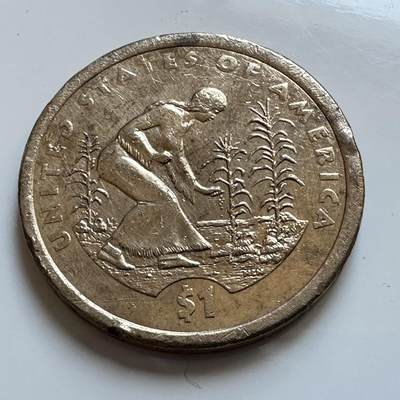 🌹外币初藏🌹🐯2025年第128场  每周二四六晚8️⃣点 接代拍 - 美国2009年1美元 印第安原住民a