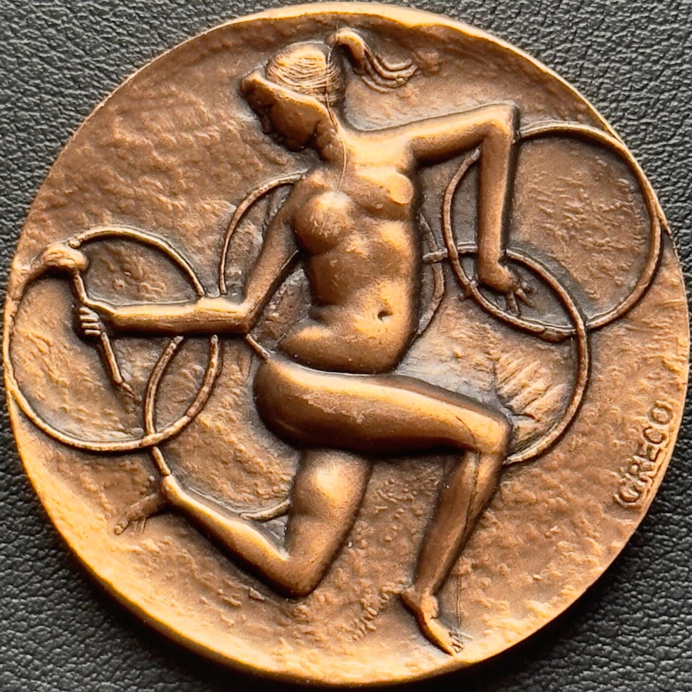 ＜小葵钱铺＞第65期·散币·银币场·满200包邮，不寄存·17号发货 〈55mm，40g±，后铸〉1960年奥林匹克纪念铜章