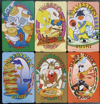 公藏第58期裸卡拍卖 - 香港欧特佳新卡【华纳卡通-美食主题】6全好品。