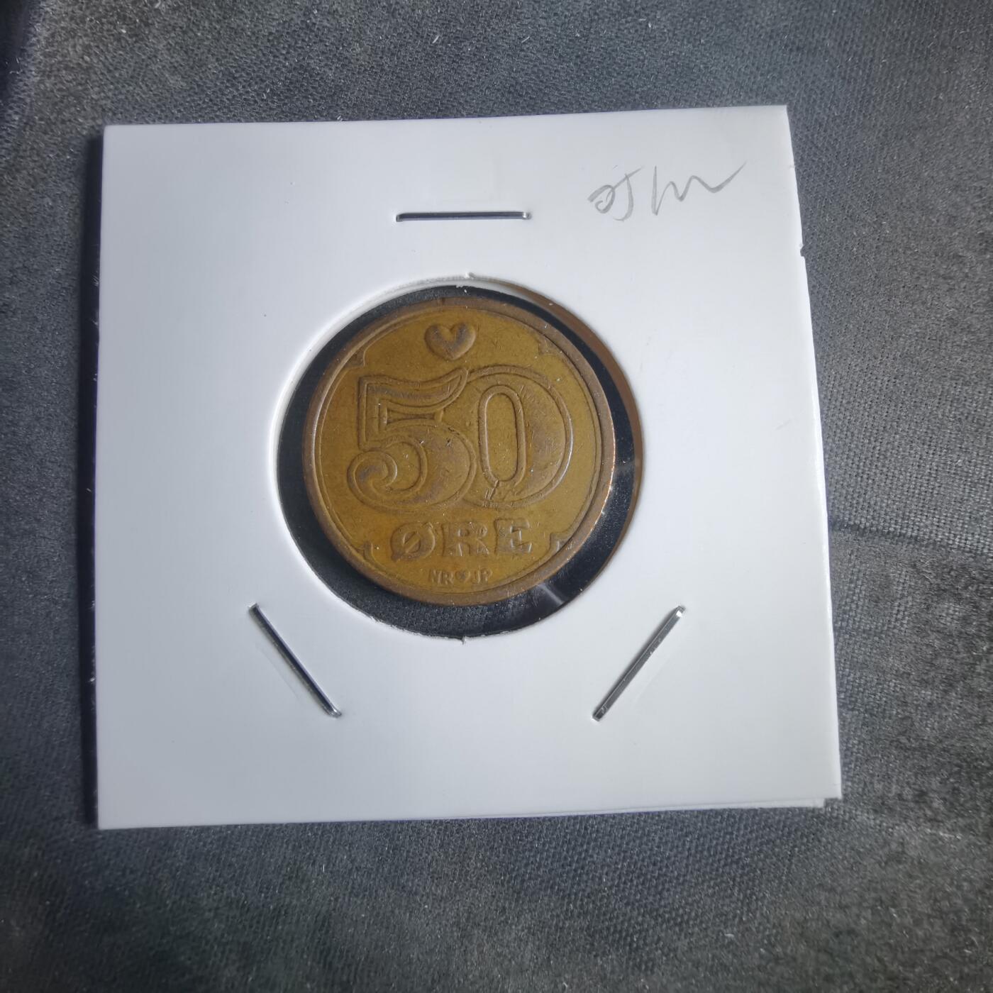 沼泽如烟--第905场 丹麦1989年50欧尔