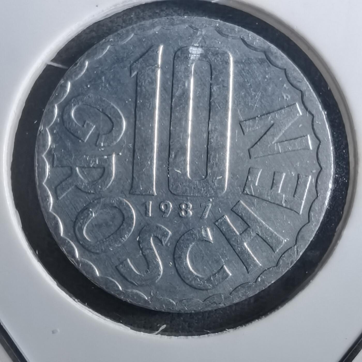 沼泽如烟--第905场 奥地利1987年10格罗申