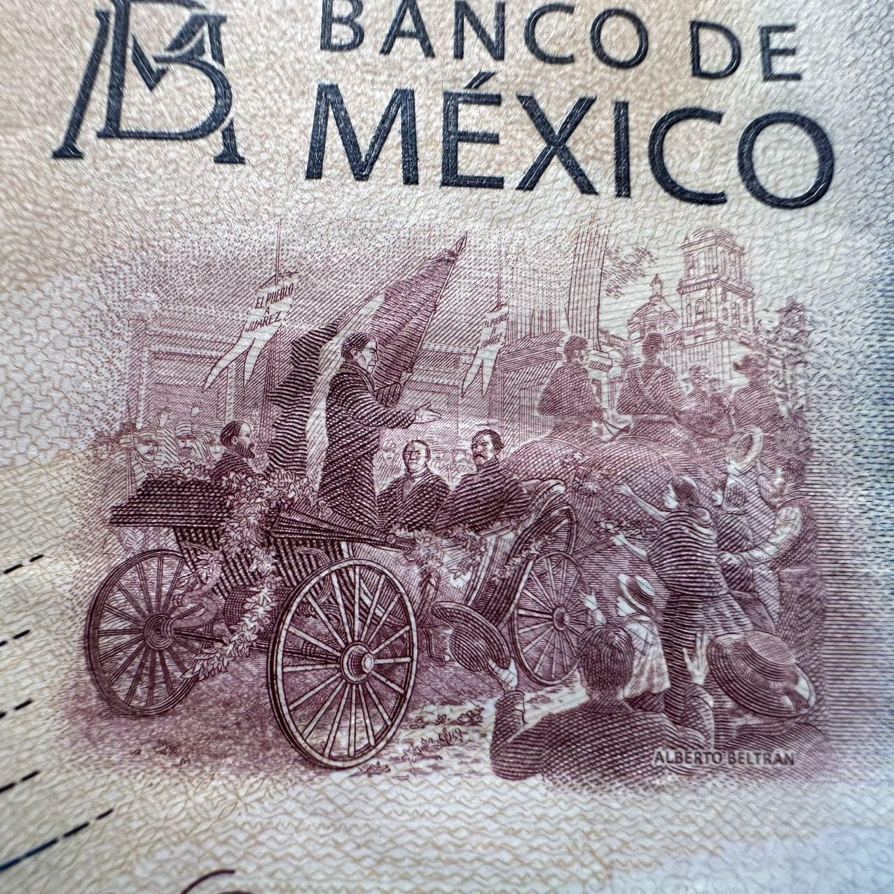🌹外币初藏🌹🐯2025年第128场  每周二四六晚8️⃣点 接代拍 墨西哥2023年500比索