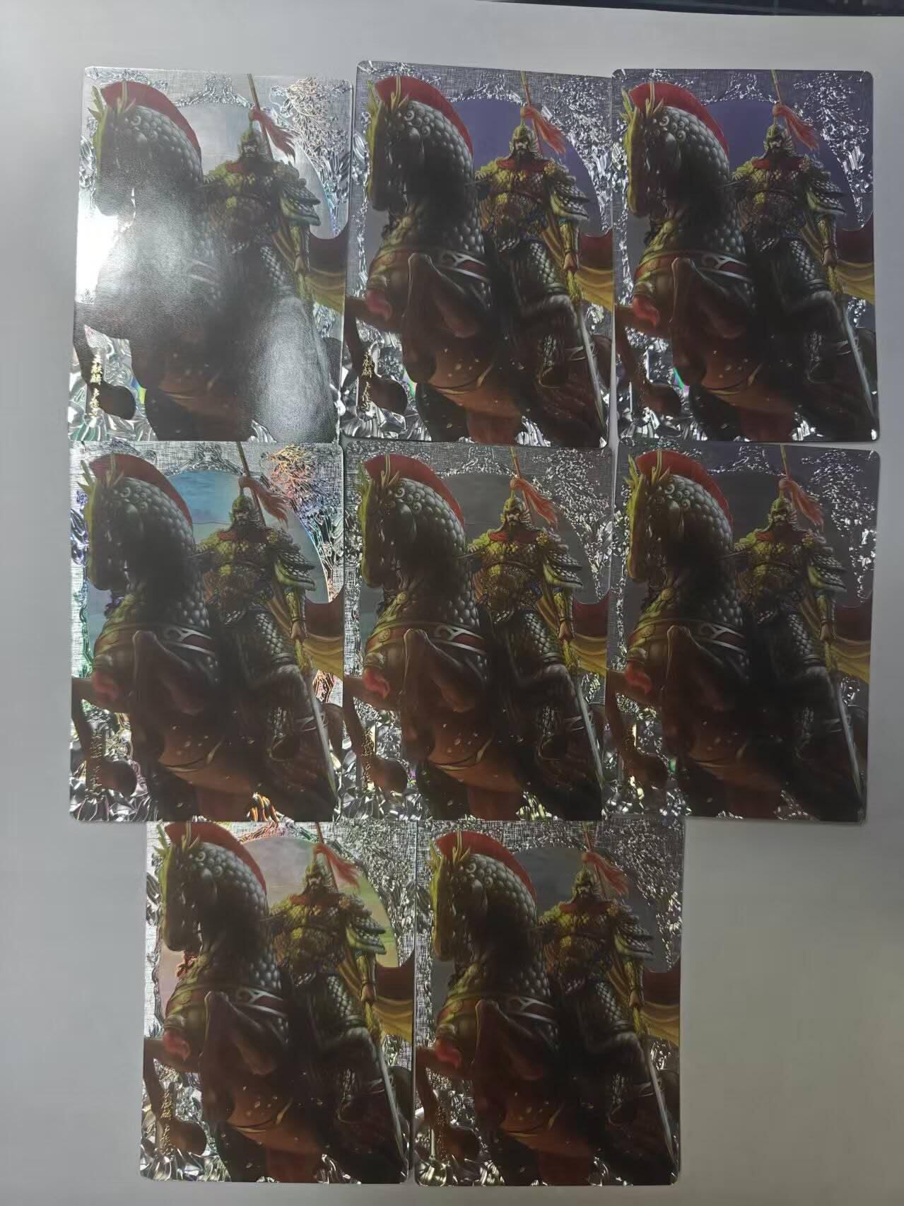 龙虎卡牌第六三场 （无佣金，周六结拍，欢迎送拍） 镭雕8张卡玩帕克 追义水浒 卢俊义