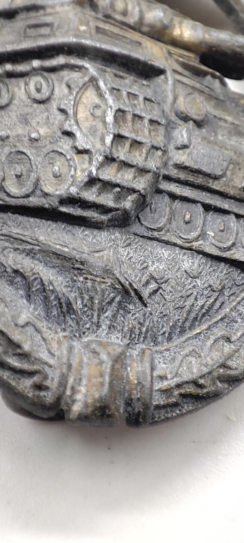 红色经典收藏拍卖专场第31期 德国1939 铜级坦克突击奖章 铸造版