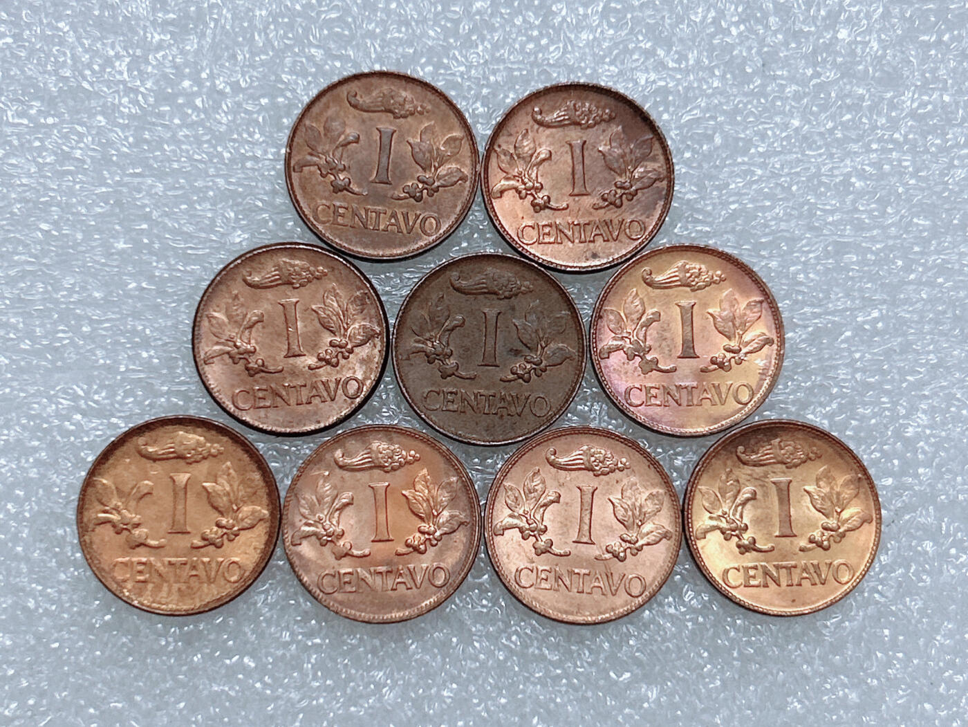 第一海外回流一元起拍收藏 散集专场  第266期 哥伦比亚1分铜币 9枚 带光品