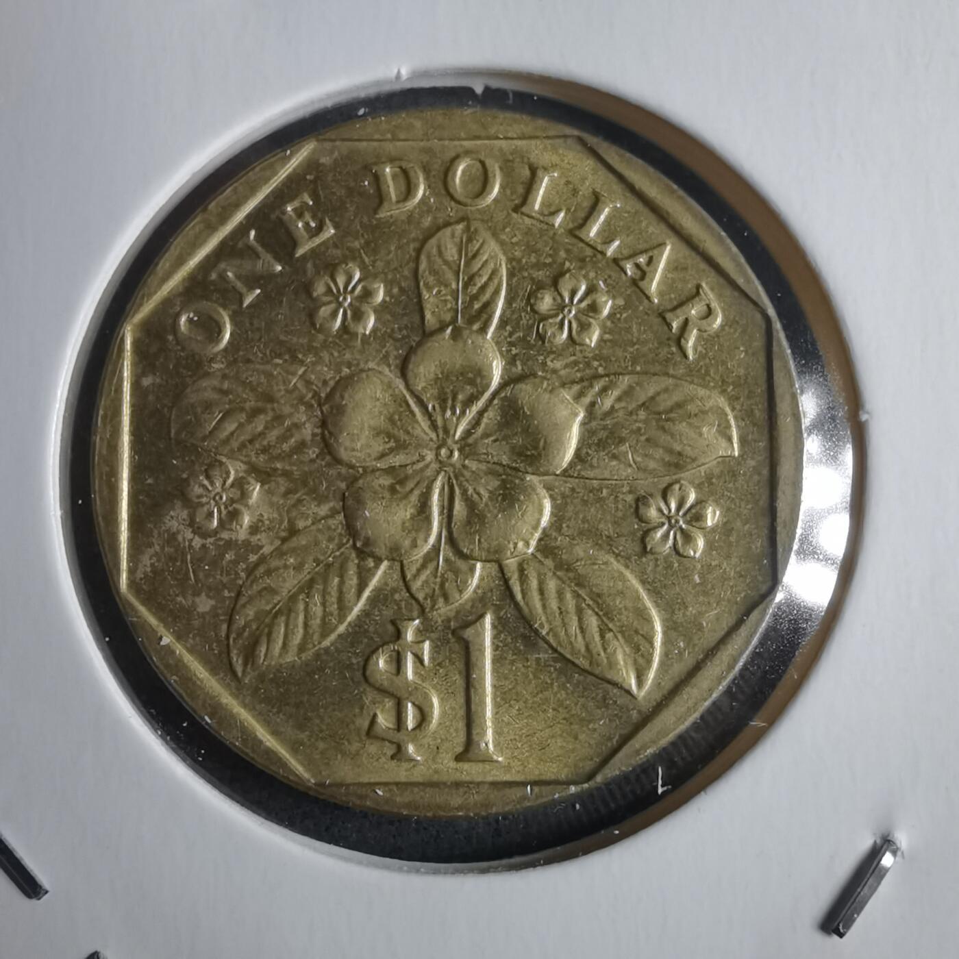 沼泽如烟--第905场 新加坡1989年一元