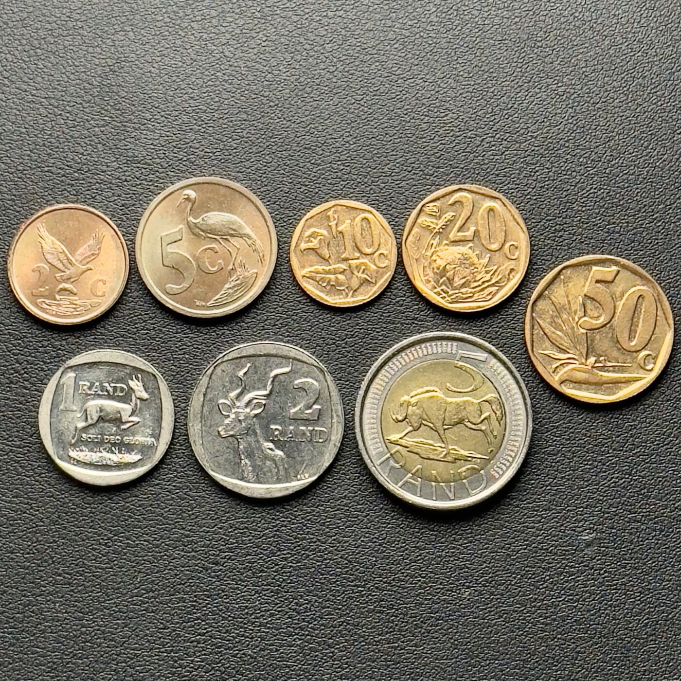 ＜小葵钱铺＞第65期·散币·银币场·满200包邮，不寄存·17号发货 南非2001-2004年散年份套币8枚