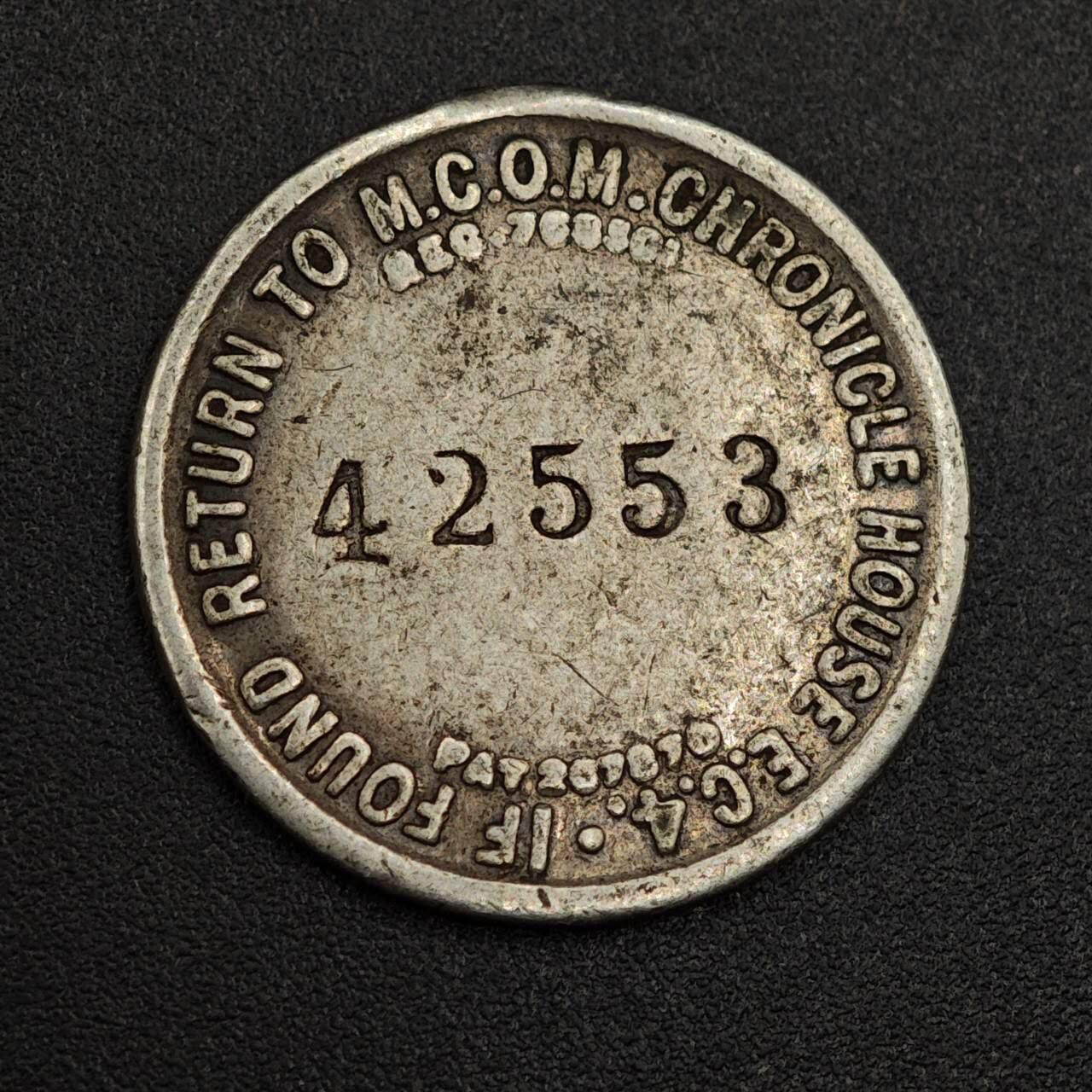 【淘币小摊】实时拍第七百九十六拍   小银币场   满百包邮可预留二周 每周一统一发货   英国银代币重3.8克