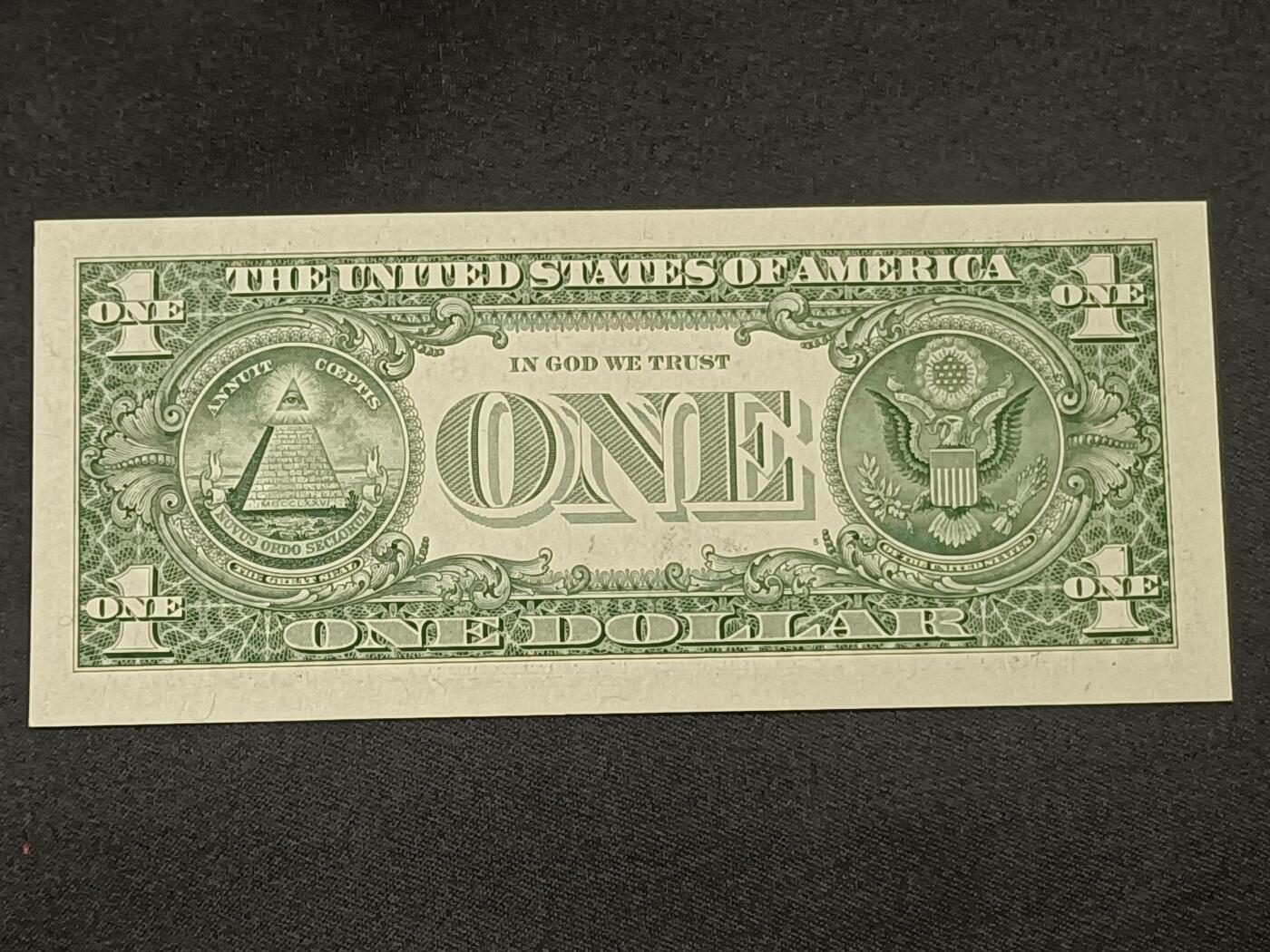 【游宝拍卖】乙巳蛇年86期  美国-1美元【SERIES-2013 B2纽约版 全新UNC】