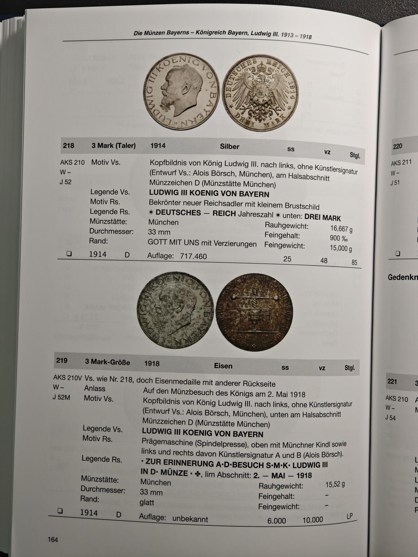 【德藏】世界币章拍卖第153期（拍品征集中~欢迎藏友联系） 全新 巴伐利亚1800-1925钱币目录 硬壳精装 全彩铜版纸印刷