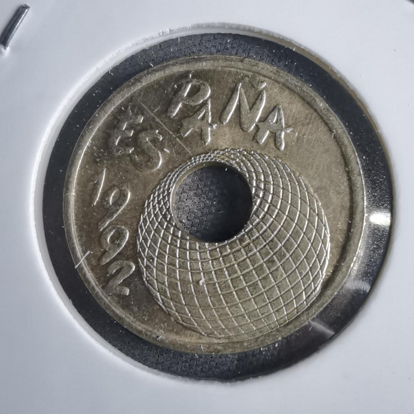 沼泽如烟--第905场 西班牙1992年25比塞塔