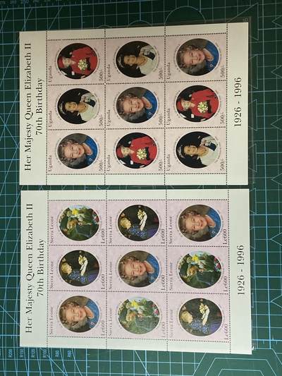 2025年第一百二十九场(总第一百五十五场）外国邮票、散币场(免佣金) - 英国邮票18枚