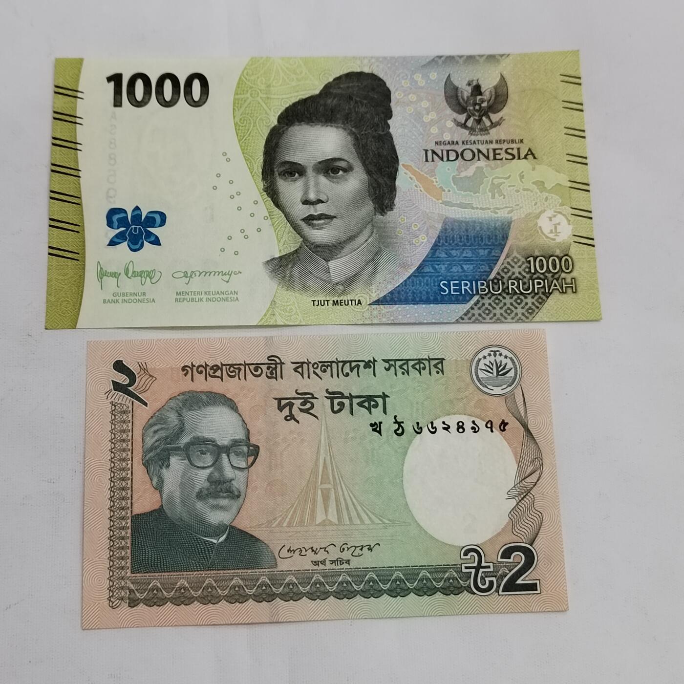 PCAI钱币17-606  各种纸币小专场 印尼