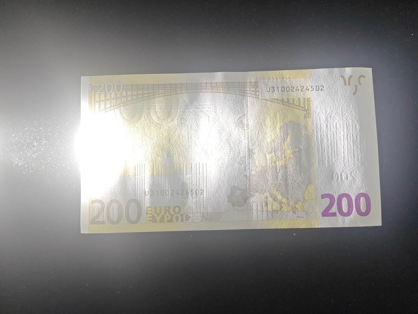 欧盟 一签 稀有U冠 法国版 200欧 全新UNC