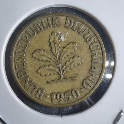 沼泽如烟--第905场 - 德国1950年10芬尼