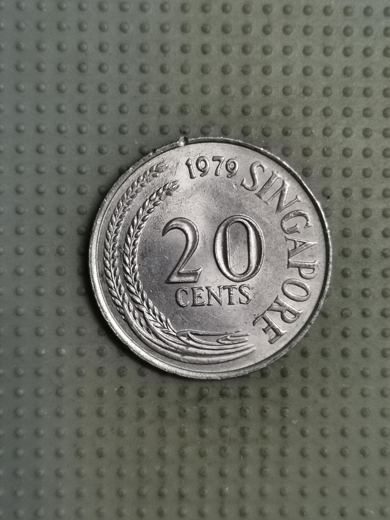 2025年第117场各国散币拍卖（总第117场） 新加坡1979年20分