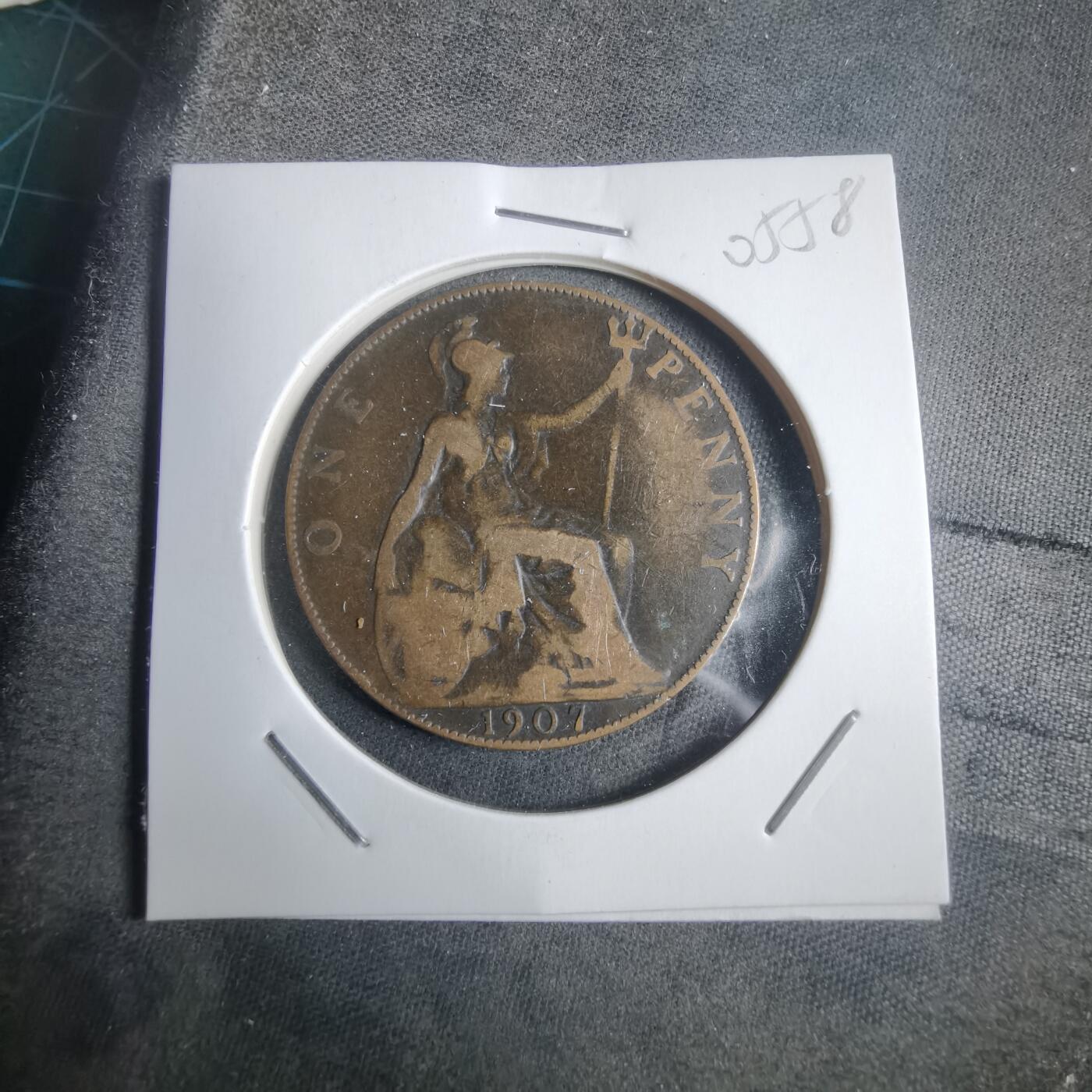 沼泽如烟--第905场 英国1907年1便士