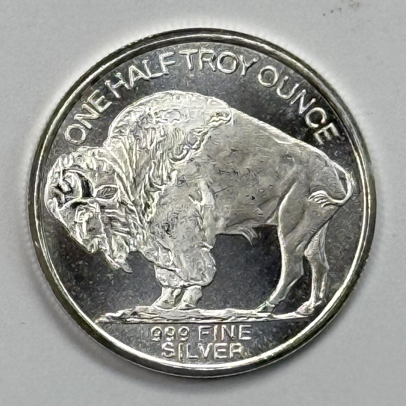 S&S Numismatic世界钱币-拍卖 第115期  美国 野牛和印第安人 半盎司999银章