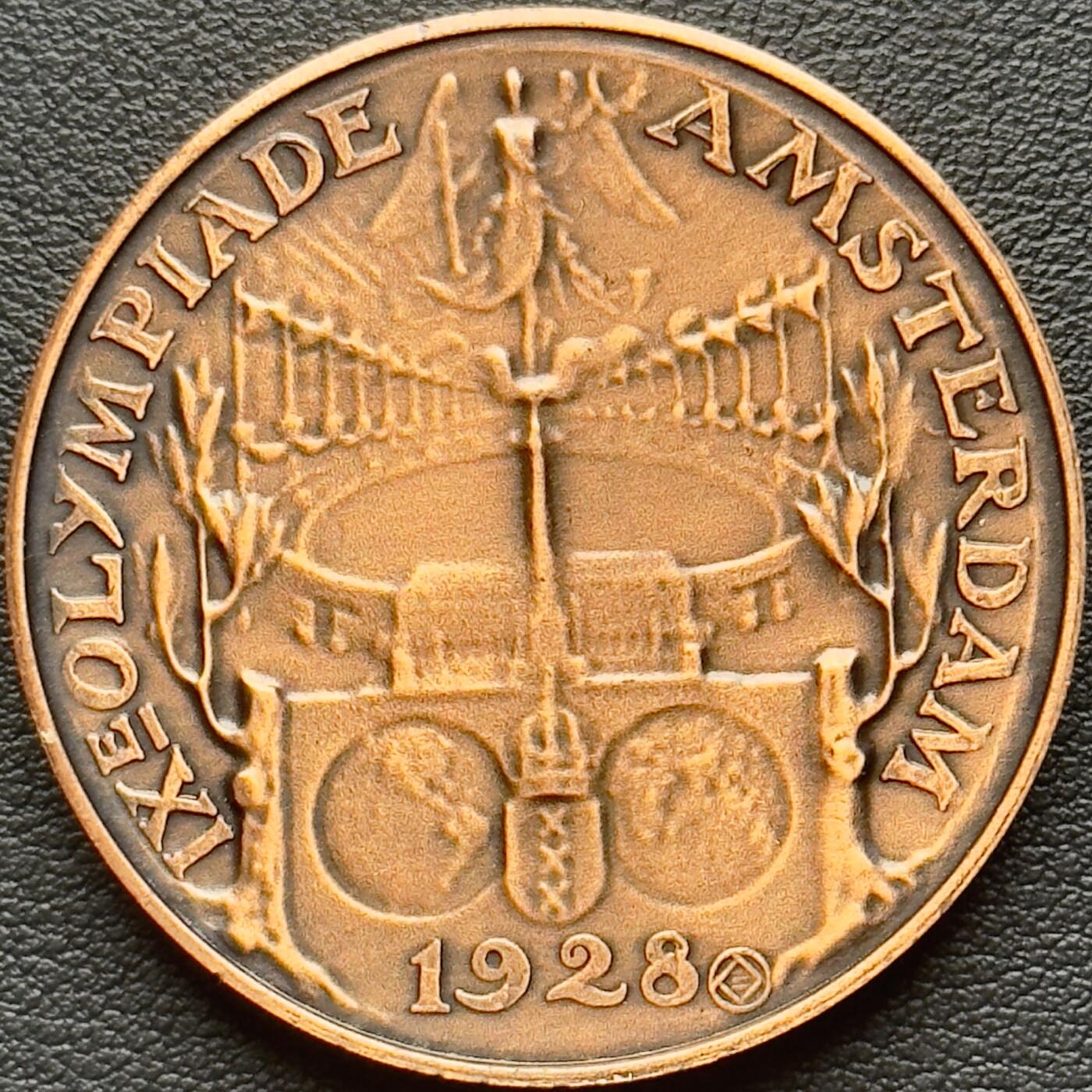 ＜小葵钱铺＞第65期·散币·银币场·满200包邮，不寄存·17号发货 〈55mm，40g±，后铸〉1928年奥林匹克纪念铜章