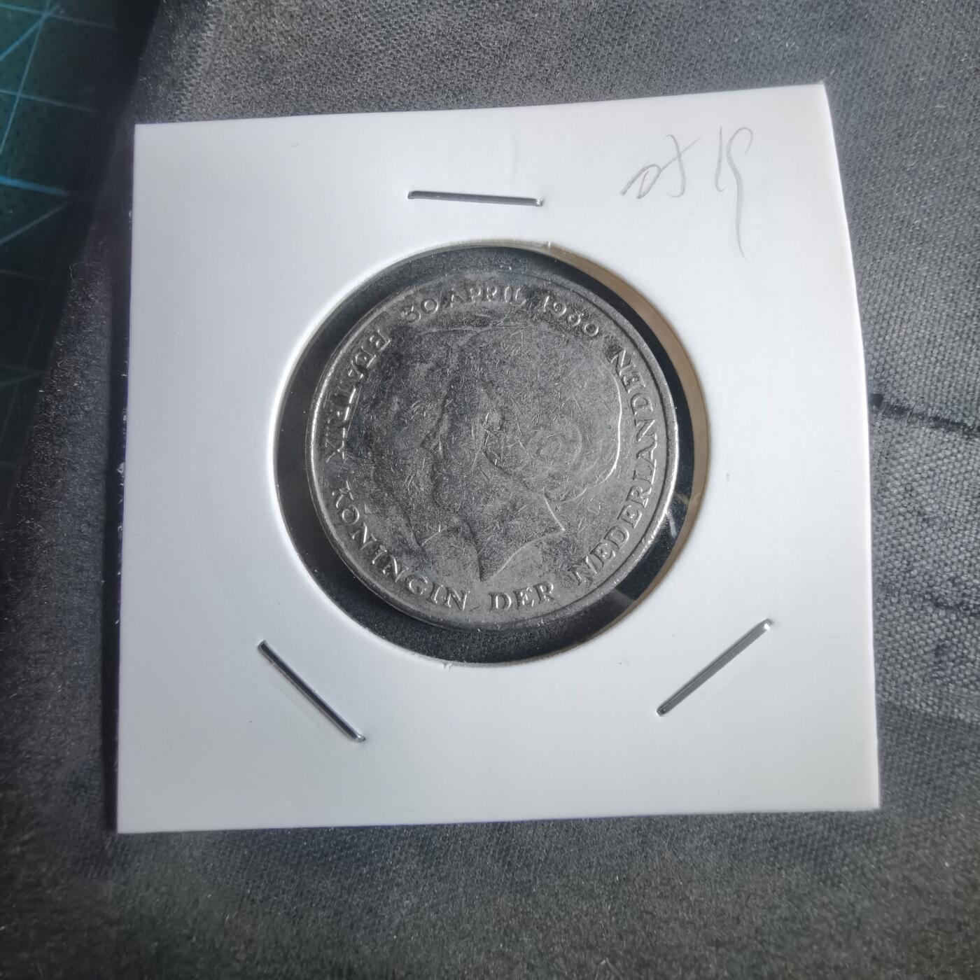 沼泽如烟--第905场 荷兰1980年1盾纪念币