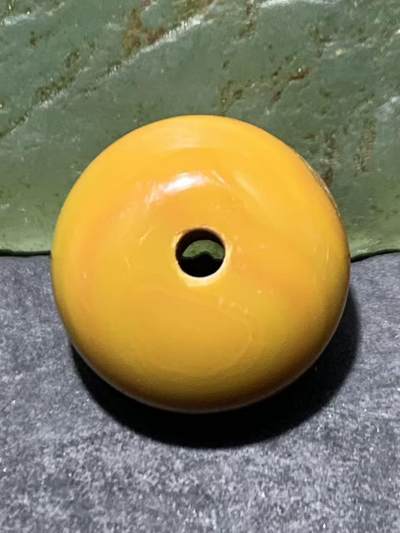 精美冰飘战国红玛瑙算盘珠一个， - 精美冰飘战国红玛瑙算盘珠一个，