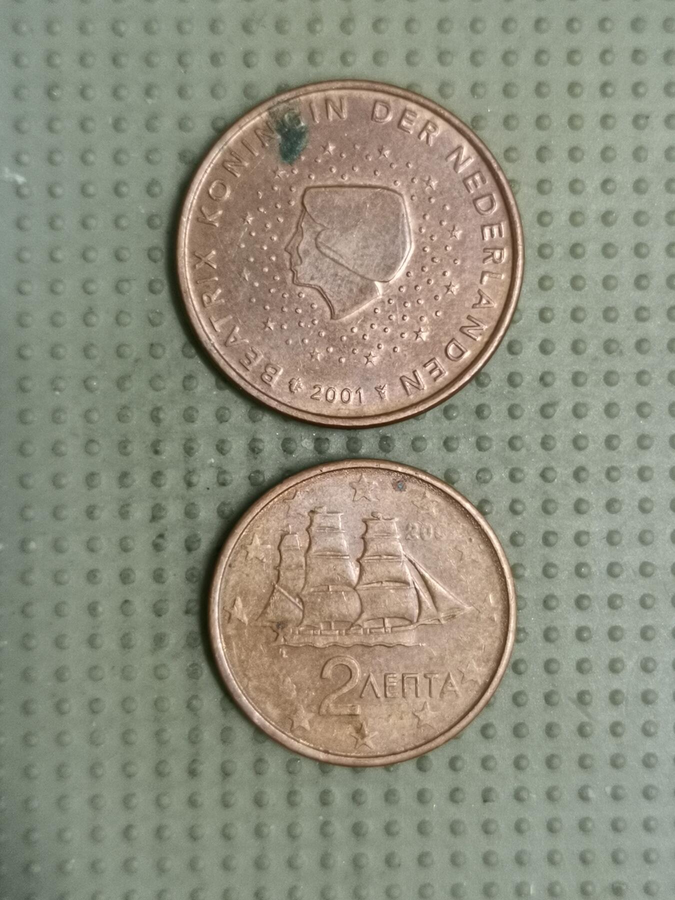 2025年第117场各国散币拍卖（总第117场） 欧分2枚