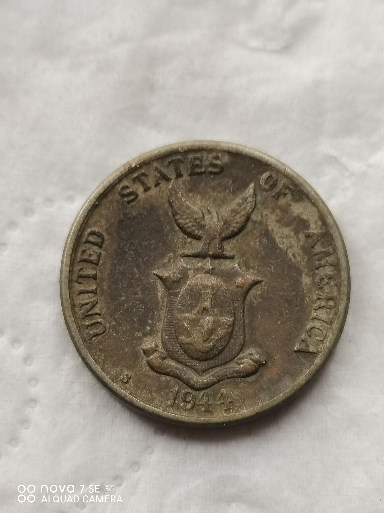 外币 44年美属菲律宾硬币