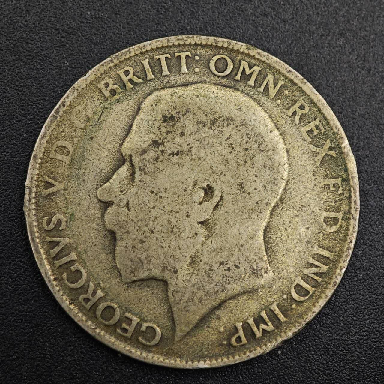 【淘币小摊】实时拍第七百九十六拍   小银币场   满百包邮可预留二周 每周一统一发货   英国1922年乔治五世弗洛林银币